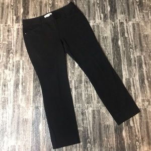 WHBM - Black dressy pants size 2 short slim leg